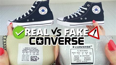 how to identify fake converse shoes|converse original check.